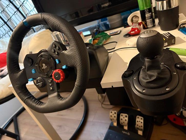 Logitech G29 Racestuur + Pedalen - PlayStation/PC, Spelcomputers en Games, Spelcomputers | Sony PlayStation Consoles | Accessoires