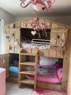 Boomhut stapelbed huisjesbed kinderbed hout steigerhout bed, Kinderen en Baby's, Kinderkamer | Stapelbedden en Hoogslapers, Ophalen of Verzenden