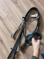 Waldhausen cob hoofdstel teugels frontriem steentjes leer, Dieren en Toebehoren, Paarden en Pony's | Hoofdstellen en Tuigage, Ophalen of Verzenden