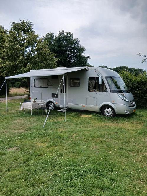Hymer B654 SL integraal 7mtr met, optie opblaas voortent, Caravans en Kamperen, Campers, Particulier, Bus-model, tot en met 4