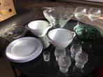 Diverse borden en schalen, Ophalen, Gebruikt, Glas, Bord(en)