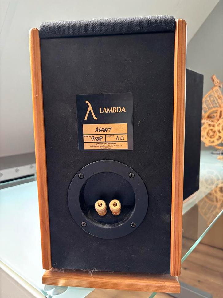 Lambda Speakerset - Nette Staat!, Audio, Tv en Foto, Luidsprekers, Gebruikt, Front, Rear of Stereo speakers, Minder dan 60 watt