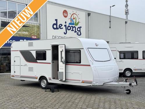 Bürstner Premio 495 TK -Stapelbed, Caravans en Kamperen, Caravans, tot en met 5, 1000 - 1250 kg, Treinzit, Bürstner, Dwarsbed