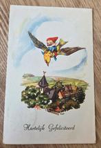 Kabouter vliegt op rug vogel - Koen, Verzamelen, Ansichtkaarten | Themakaarten, Verzenden, 1960 tot 1980, Gelopen, Kinderen