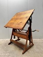 antieke TEKENTAFEL sta BUREAU stabureau hoogte verstelbaar, Ophalen of Verzenden, Zo goed als nieuw, Minder dan 130 cm