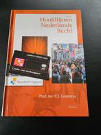 Nieuw - Hoofdlijnen Nederlands Recht - C.J. Loonstra, Verzenden, C.J. Loonstra, Nieuw, HBO