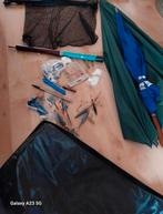 1 Werphengel met molen, schepnet en diverse visspullen, Ophalen, Gebruikt, Werphengel