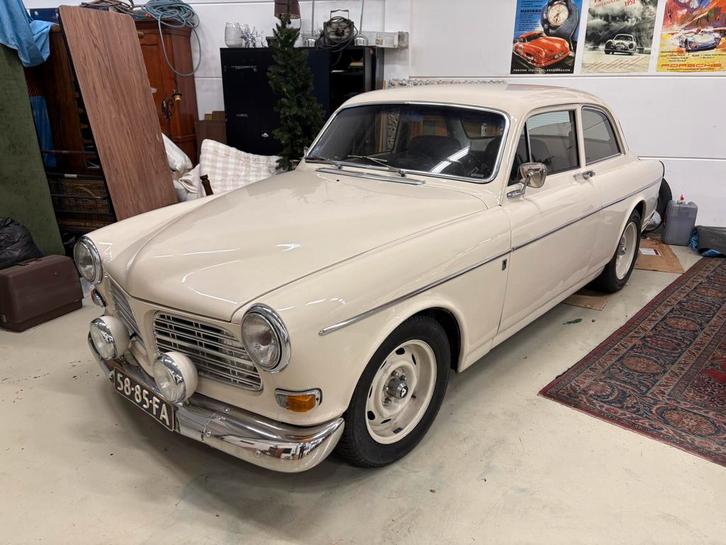 Volvo Amazone type 123 GT,  1968,, Auto's, Oldtimers, Particulier, Volvo, Benzine, Handgeschakeld, Wit, Grijs, Leder, Ophalen