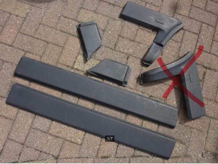 Zijkappen stootstrips Fiat Panda 141, Auto diversen, Auto-accessoires, Gebruikt, Ophalen of Verzenden