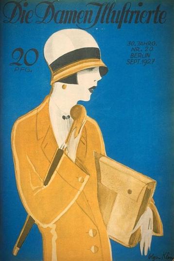 Die Damen Illustrierte cover september 1927 - overdruk beschikbaar voor biedingen