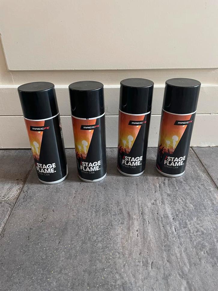 Magic FX Stage Flame Spray - 4 stuks, Muziek en Instrumenten, Licht en Laser, Nieuw, Ophalen of Verzenden