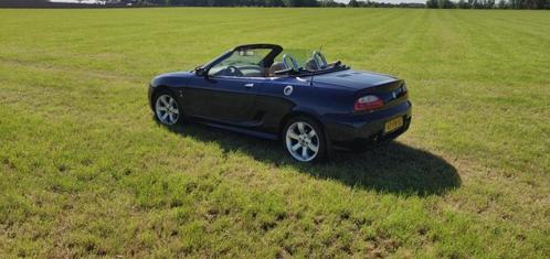 MG TF 1.8 I 135 2004 Blauw, Auto's, MG, Particulier, TF, Benzine, E, Cabriolet, Handgeschakeld, Origineel Nederlands, Blauw, Beige