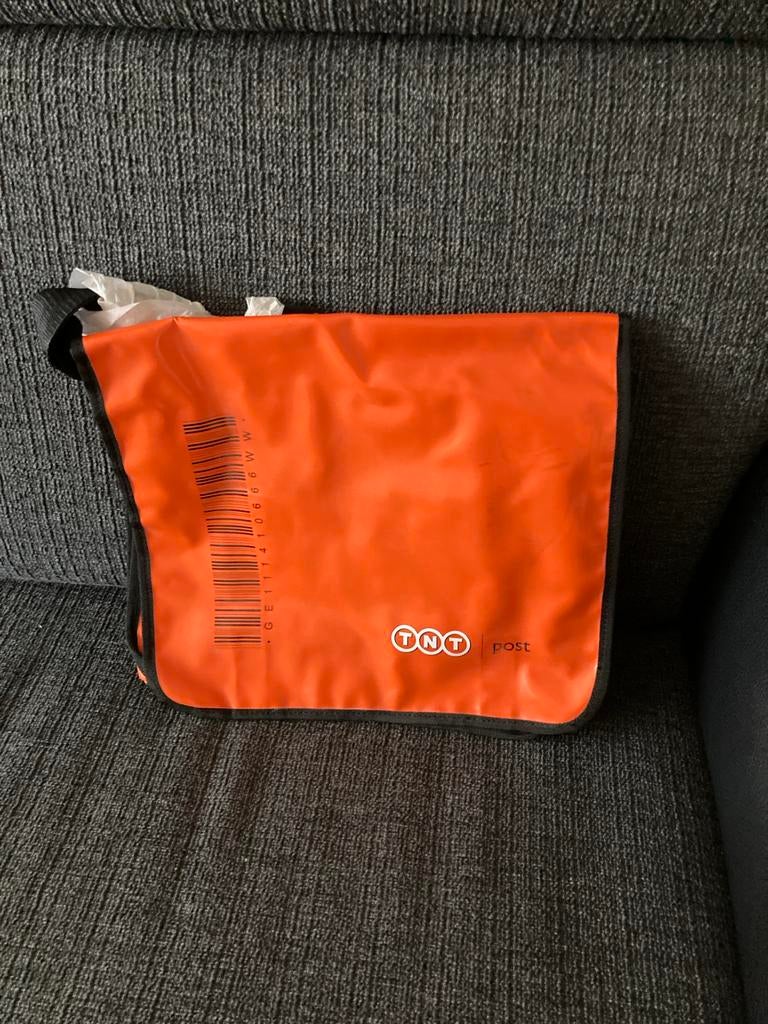 TNT Schoudertas 38x33 - Verzamelaarsobject, Gebruikt, 25 tot 40 cm, 30 tot 45 cm, Ophalen