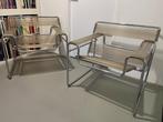 2x zeldzame Vintage Breuer Wassily B3 Stoel spaghetti design, Ophalen
