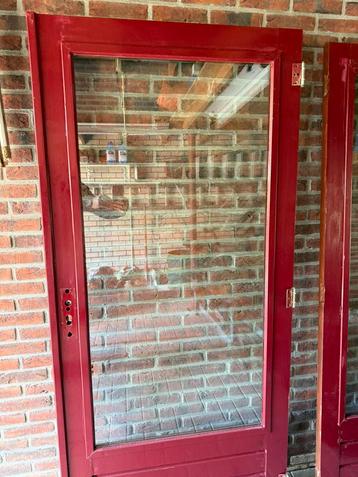 Hardhouten buitendeur 201.5 x 0.93 beschikbaar voor biedingen