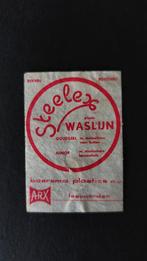 Luciferetiket, Leeuwarden, Boersma plastics n.v. Steelex was, Verzenden, Gebruikt, Luciferdoosjes of -merken