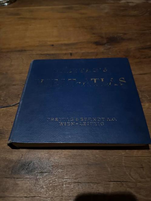 Freytag's Welt-Atlas, ca. 1930, Boeken, Atlassen en Landkaarten, Gelezen, Overige atlassen, Wereld, 1800 tot 2000, Ophalen of Verzenden