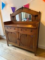 Vintage Dressoir met Spiegel - Goede Staat!, Gebruikt, 100 tot 150 cm, Ophalen of Verzenden, Met lade(s)