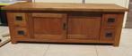 tv meubel teak, Huis en Inrichting, Kasten | Televisiemeubels, Ophalen, Gebruikt, 100 tot 150 cm, Teakhout