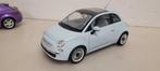 Norev Fiat 500C  Baby_blauw, Hobby en Vrije tijd, Modelauto's | 1:18, Ophalen of Verzenden, Zo goed als nieuw, Auto, Norev