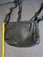 dames leren schoudertas / laptoptas 37x28 cm Liv, Overige merken, Zwart, Ophalen of Verzenden, Zo goed als nieuw