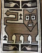 Tapijt uit Ethiopië, 100 tot 150 cm, Bruin, Nieuw, Rechthoekig