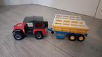 Playmobil jeep met keepwagen, Kinderen en Baby's, Speelgoed | Playmobil, Ophalen of Verzenden, Zo goed als nieuw