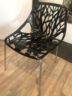Modern black cut-out chair, Ophalen, Gebruikt, Zwart, Eén