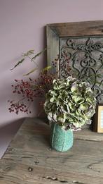 Ingedroogd boeket met besjes en hortensia’s, Ophalen, Gebruikt, Binnen