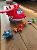 Super Wings Jett met kleine Super Wings, Kinderen en Baby's, Speelgoed | Actiefiguren, Ophalen of Verzenden, Gebruikt