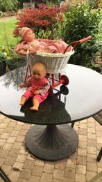 Poppenwagen met 2 poppen, Ophalen of Verzenden, Gebruikt, Babypop