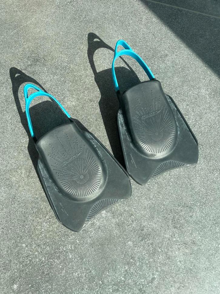 Speedo Biofuse Zwemvliezen - Grijs/Blauw, Watersport en Boten, Snorkelen, Gebruikt, Overige, Ophalen of Verzenden