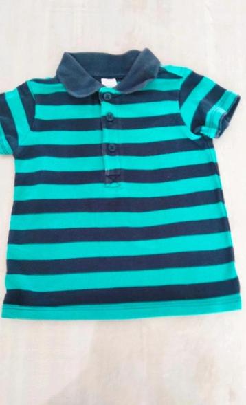 Polo shirt gestreept Baby Club maat 86