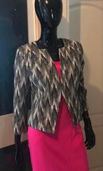 BeWare elegante luxe blazer zwart wit dessin maat 40, Maat 38/40 (M), Verzenden, Zwart, Be Ware