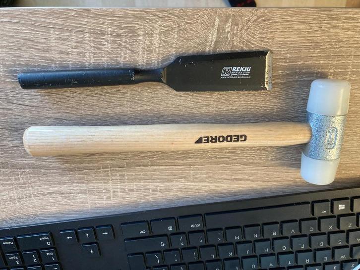 Rehki Hoefbeitel + Kunststof hamer, Dieren en Toebehoren, Paarden en Pony's | Overige Paardenspullen, Nieuw, Overige soorten, Ophalen of Verzenden