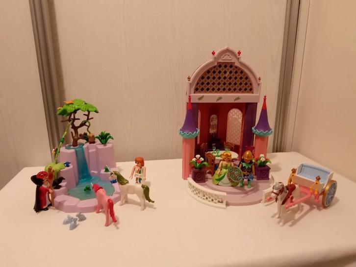 Playmobil prinsessenkasteeltje met eenhoorns, Kinderen en Baby's, Speelgoed | Playmobil, Gebruikt, Ophalen of Verzenden