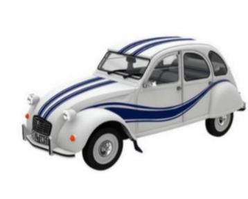 Citroen 2CV France 3 schaal 1:24 Collection CITROEN # 1 beschikbaar voor biedingen