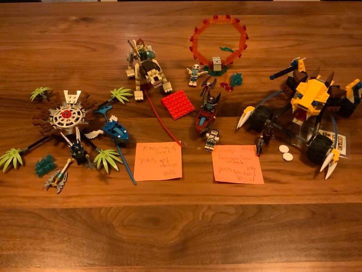 Lego Chima Sets: 70100, 70105, 70002, 70123, Kinderen en Baby's, Speelgoed | Duplo en Lego, Gebruikt, Lego, Losse stenen, Ophalen of Verzenden