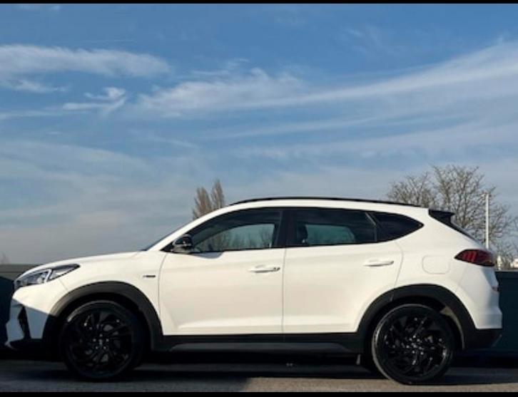 Hyundai Tucson 1.6 T-gdi 177pk 7-DCT 2019 Wit, Auto's, Hyundai, Particulier, Tucson, 360° camera, ABS, Achteruitrijcamera, Adaptieve lichten