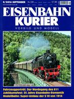 Eisenbahn Kurier 2016 nr. 528 (Duits magazine over treinen), Gelezen, Trein, Verzenden