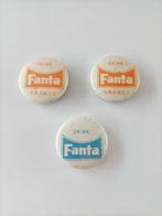 Vintage Fanta Buttons / Speldjes - Set van 3, Ophalen of Verzenden, Gebruikt, Merk, Button