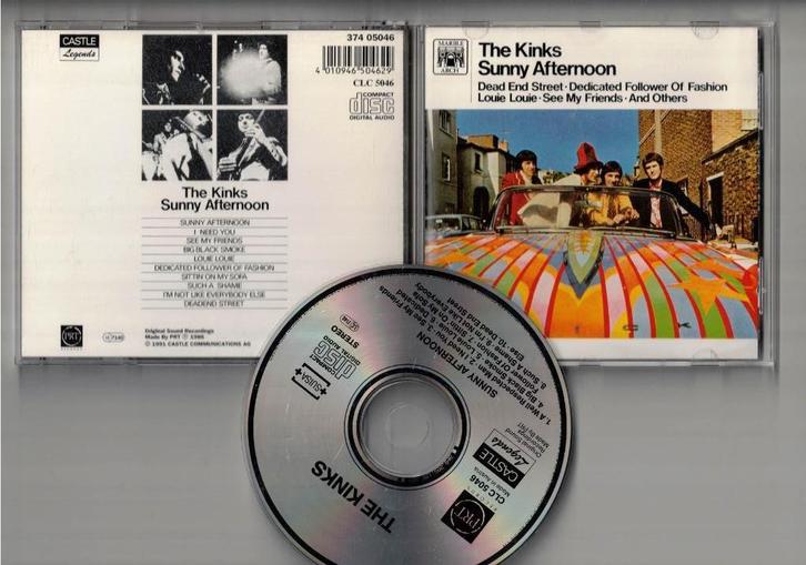 THE KINKS CD Sunny Afternoon, Cd's en Dvd's, Cd's | Pop, Gebruikt, 1980 tot 2000, Ophalen of Verzenden