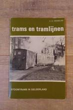 Trams en tramlijnen.  Stoomtrams in Gelderland, Ophalen of Verzenden, Gebruikt, Tram, Boek of Tijdschrift