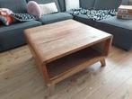 Retro salontafel, Ophalen, Gebruikt, 50 tot 100 cm, Vierkant