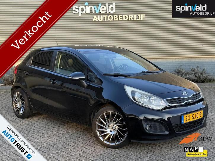 Kia Rio 1.2 CVVT Super Pack BJ`11 NAP NL Export of Handel, Auto's, Kia, Bedrijf, Rio, ABS, Airbags, Airconditioning, Alarm, Bluetooth