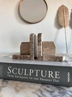 Marmeren Boeksteunen Set, Ophalen of Verzenden, Gebruikt, Steen