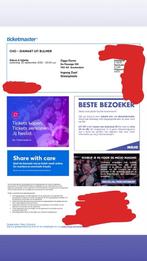 Cho concert, Tickets en Kaartjes, Twee personen