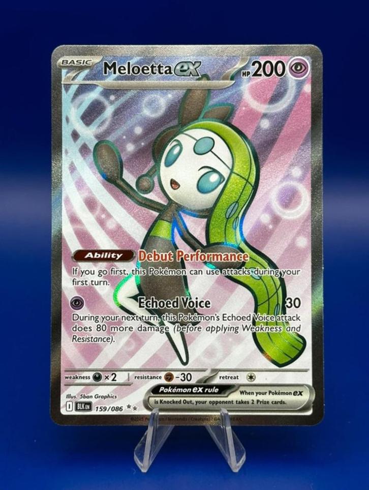 Meloetta ex 159/086, Hobby en Vrije tijd, Verzamelkaartspellen | Pokémon, Nieuw, Losse kaart, Ophalen of Verzenden