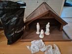 Kerststal met beeldengroep 20 delig wit, Ophalen