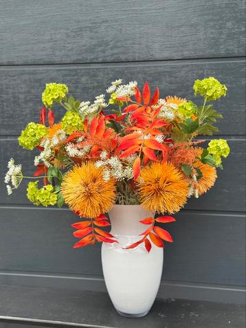 🌸🌺Nieuw 🌺🌸zijden boeket “Orange” beschikbaar voor biedingen